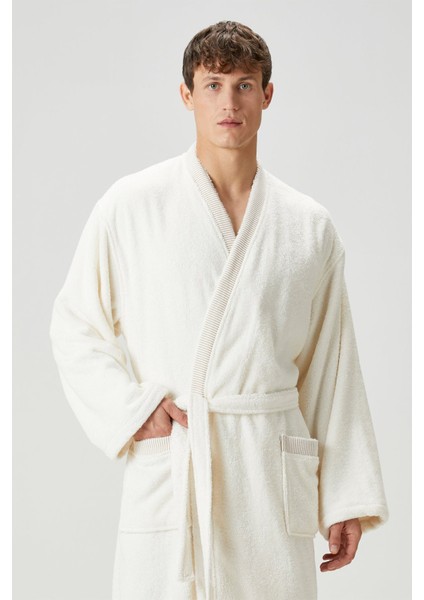 Marble %100 Pamuk Erkek Bornoz