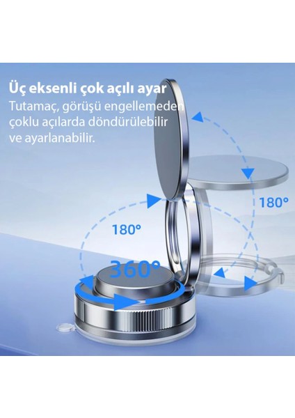 Premium Mıknatıslı Çok Güçlü 360 Derece Araç Içi Telefon Tutucu Clio Megane Austral Için fırsatları