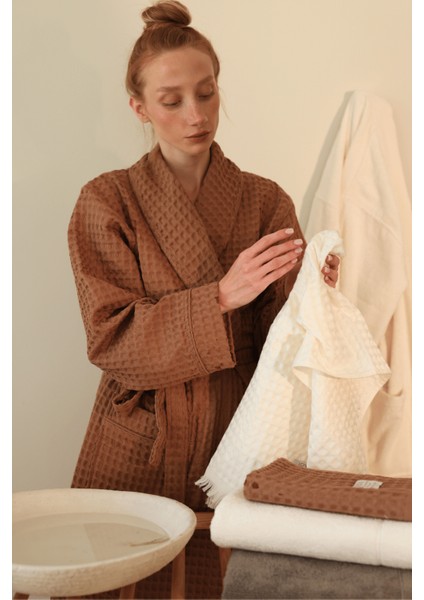 Aura Waffle Kadın Bornoz modelleri