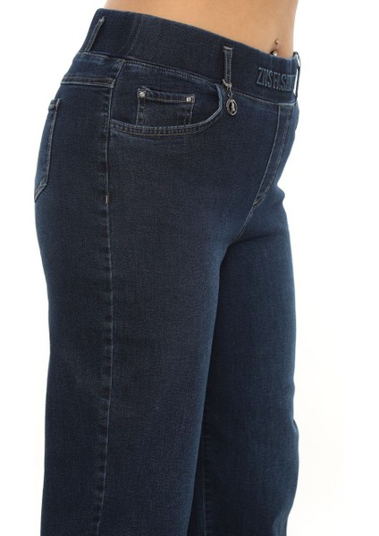 Büyük Beden Kadın Mom Fit Paçası Taşlı Yüksek Bel Beli Lastikli Ekstra Battal Pantolon fiyatları