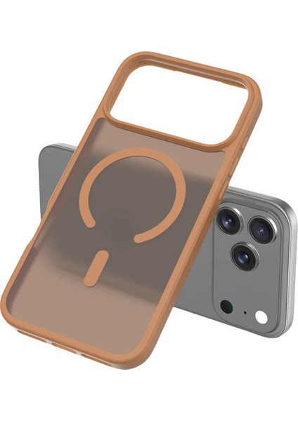Allzey Joko Apple Iphone 17 Pro Max Jota Magsafe Kapak - Çöl Titanyum modelleri