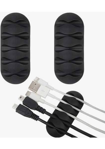 Kendinden Yapışkanlı Kablo Sabitleyici Düzenleyici Toparlayıcı 3 Adet