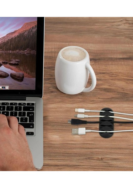 Kendinden Yapışkanlı Kablo Sabitleyici Düzenleyici Toparlayıcı 3 Adet fiyatları