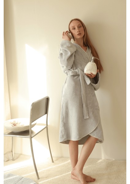 Sedef Bambu Kadın Bornoz