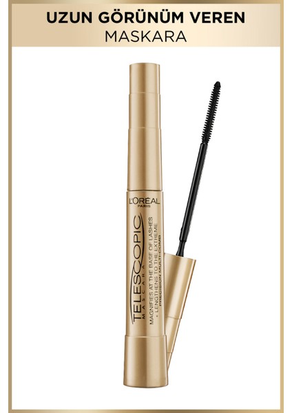 Telescopic Gold & Super Lock Kaş Sabitleyici & Sky High Mini Maskara Hediyeli fiyatları
