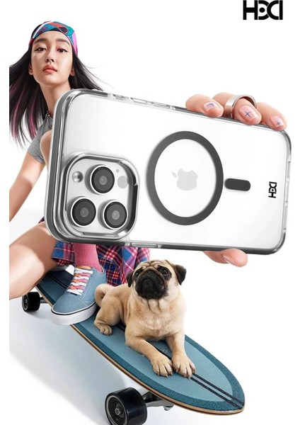 iPhone 15 Pro HBC-250 Dublin Magsafe Kapak - Lacivert modelleri