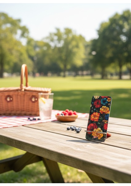 Pleksi Telefon Standı ve Telefon Tutucu Premium Yaz Çiçekli Epoksi Baskı Tasarım fiyatları