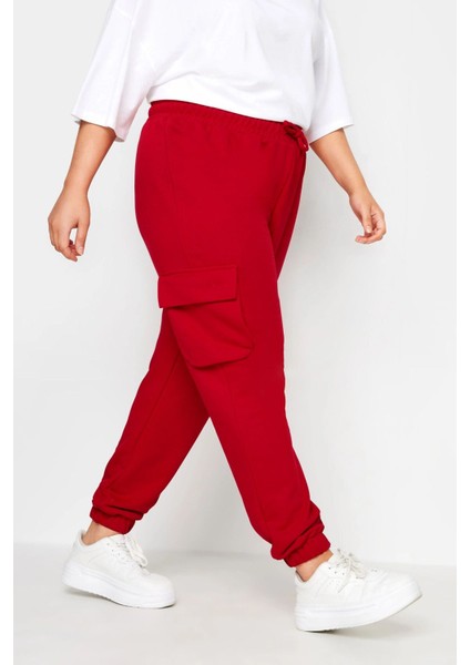 Büyük Beden Paçası Lastikli Cep Detaylı Kargo Jogger Pantolon 302773 fiyatları