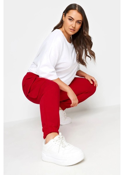 Büyük Beden Paçası Lastikli Cep Detaylı Kargo Jogger Pantolon 302773 fırsatları