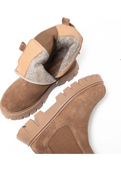 Kadın Bot RC-25K-001-R25-209 John May Tütün Süet