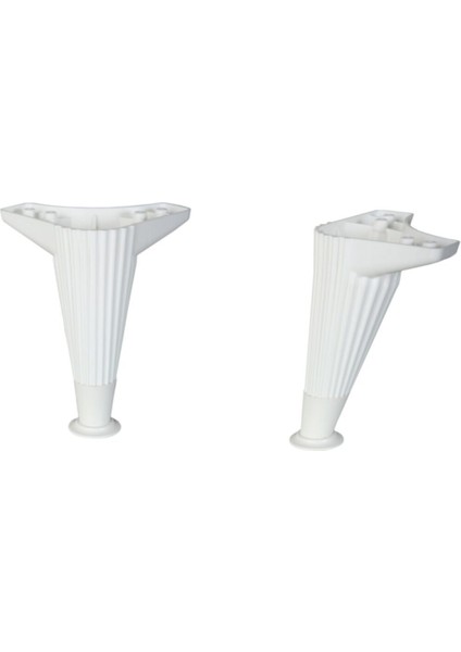 ( 4 Adet) Wetra Line 17 cm Plastik Beyaz Mobilya Ayağı fiyatları