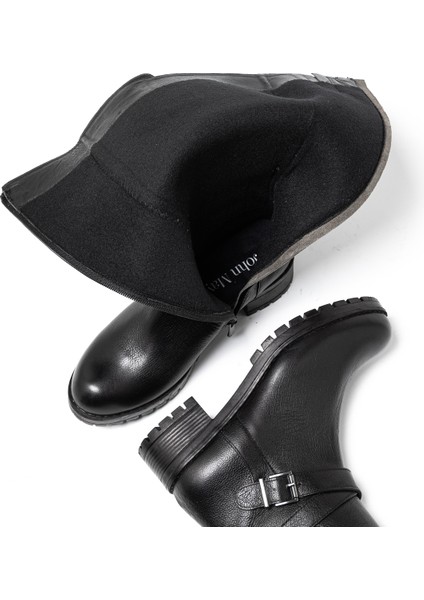 Kadın Çizme SR-26990-1 John May Siyah