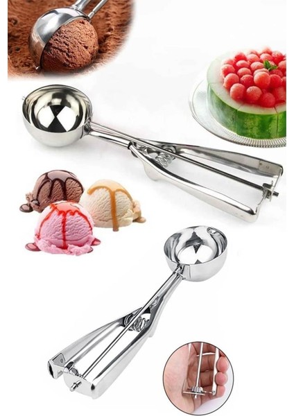 Paslanmaz Çelik Sarımsak Ezici, Dondurma Kaşığı, Çırpıcı ve Patates Ezici modelleri