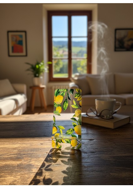 Pleksi Telefon Standı ve Telefon Tutucu Premium Limonlar Epoksi Baskı Tasarım fırsatları