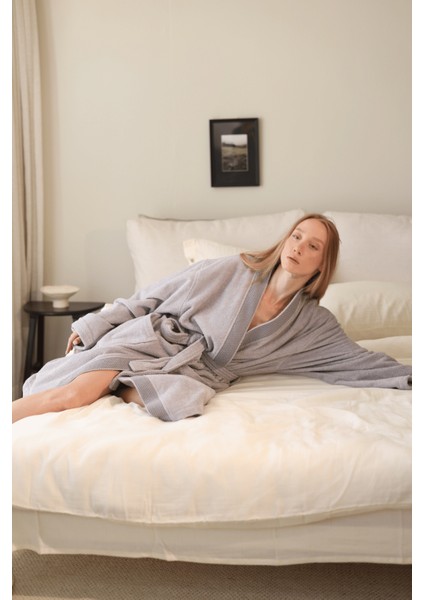 Travertine %100 Pamuk Kadın Bornoz modelleri