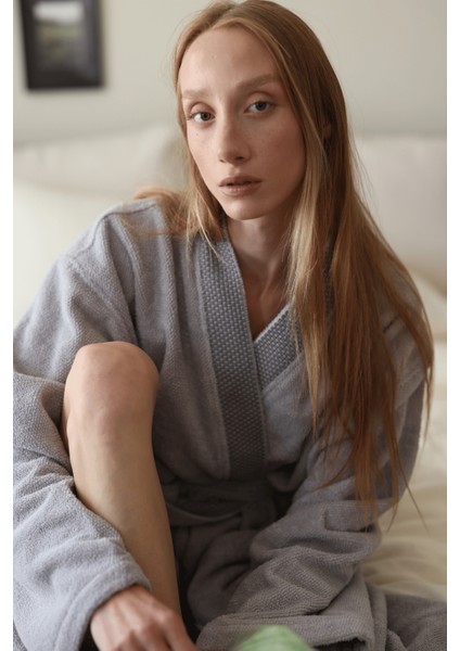 Travertine %100 Pamuk Kadın Bornoz indirimleri