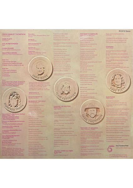 Manfred Mann's Earth Band The Roaring Silence Lp Plak fiyatları