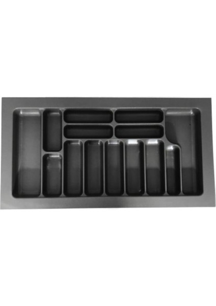 94*49 Gri Çekmece Içi Düzenleyici Kaşıklık