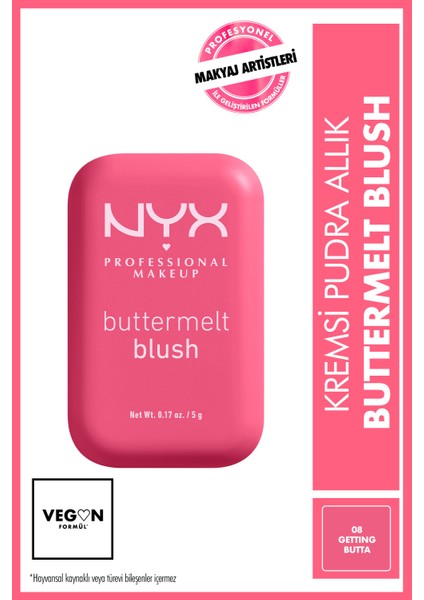 Buttermelt Blush 08 Allık & Sky High Mini Maskarahediyeli fiyatları