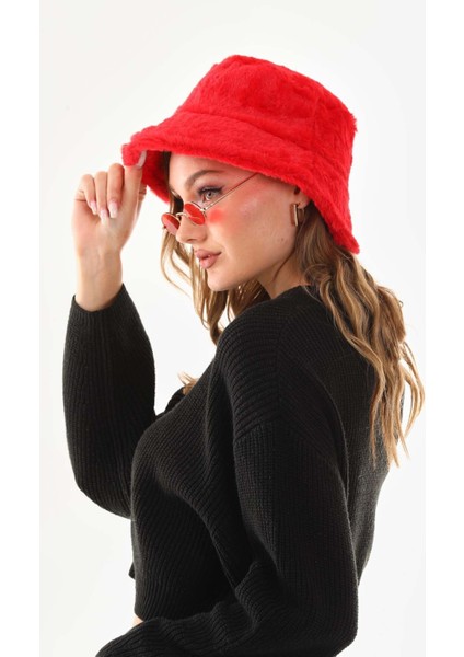 Peluş Bucket Kova Şapka fiyatları