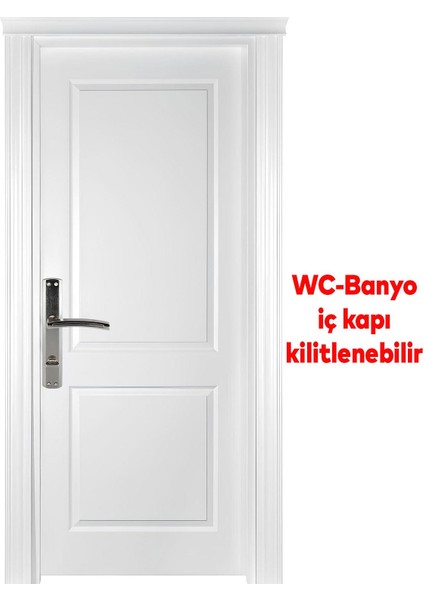 Wc Banyo Aynalı Kapı Kolu Nikel Inox Sağa Sola Uygun Iç Dış Wc Kapısı Kilitlenebilir 1 Takım modelleri