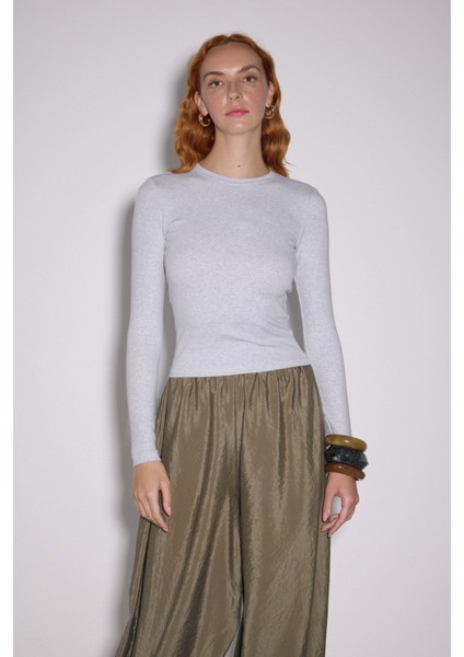 x Ngulincetin Bisiklet Yaka Uzun Kol Üst modelleri