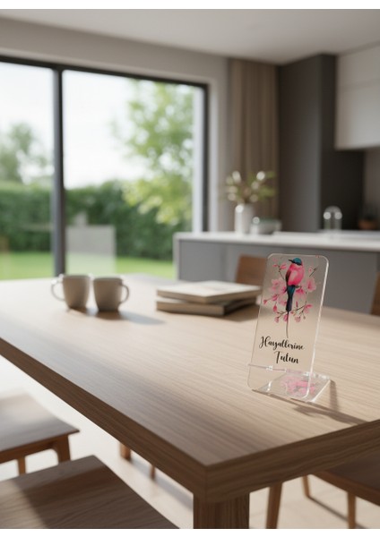 Pleksi Telefon Standı ve Telefon Tutucu Premium Hayallerine Tutun Epoksi Baskı Tasarım fırsatları