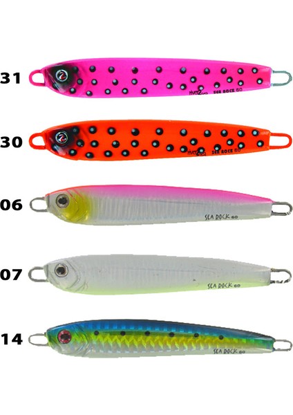 RIVER2SEA Sea Rock 25GR 30 Renk Kodlu Metal Yem