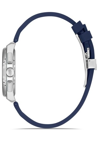 TM345S-11MS Safir Camlı Silikon Kordon Çelik Kasa 5 Atm Suya Dayanıklı Lacivert Renk Erkek Kol Saati fiyatları