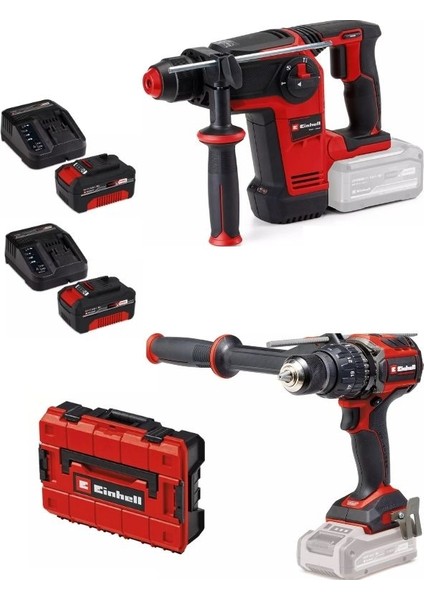 Tp-Hd 18/26 Li Bl Tp-Cd 18/120 Li-I Bl Matkap 2X4.0AH Akülü Kömürsüz Set