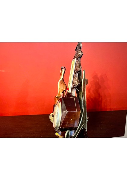 Fransız Ahşap Derece ve Barometre 24 cm Boyunda fiyatları