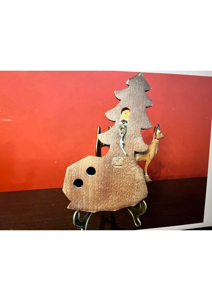 Fransız Ahşap Derece ve Barometre 24 cm Boyunda indirimleri