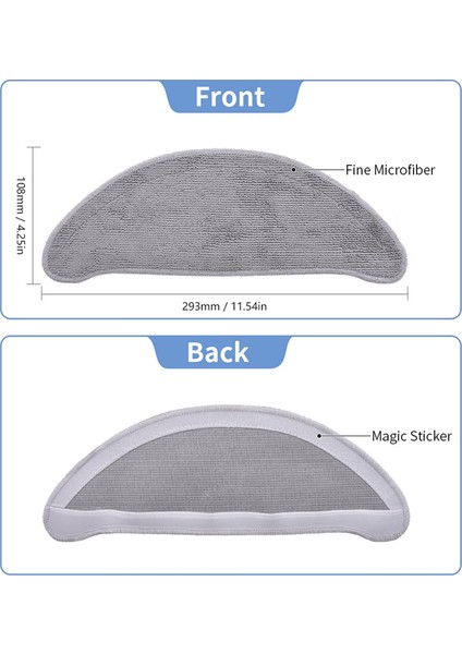Xiaomi Roidmi Eve Plus Ana Yan Fırçalı Robot Süpürge Aksesuarları Için Hepa Filtreli Paspas (Yurt Dışından) modelleri