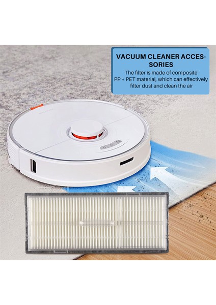 Roborock S7 S7 Plus T7S T7S Plus Robot Süpürge Için Ana Yan Fırça, Paspas Pedleri, Hepa Filtreleri ile Aksesuar Kiti (Yurt Dışından) fiyatları