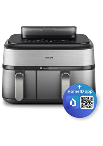 NA555/00 5000 Serisi Çift Hazneli Airfryer 9 Lt Fritöz