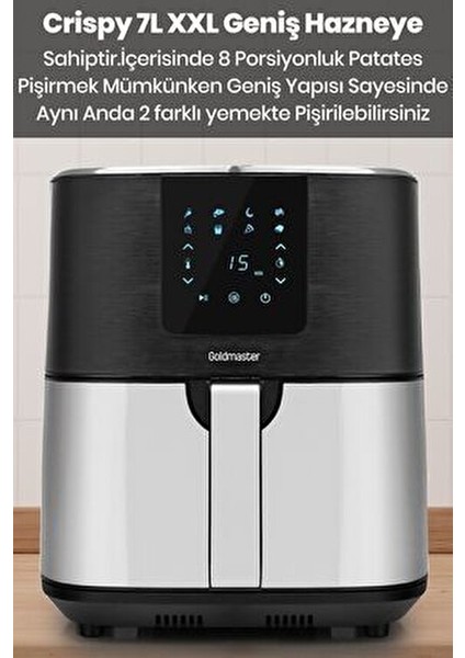 Crispy Airfryer Sıcak Hava Fritözü