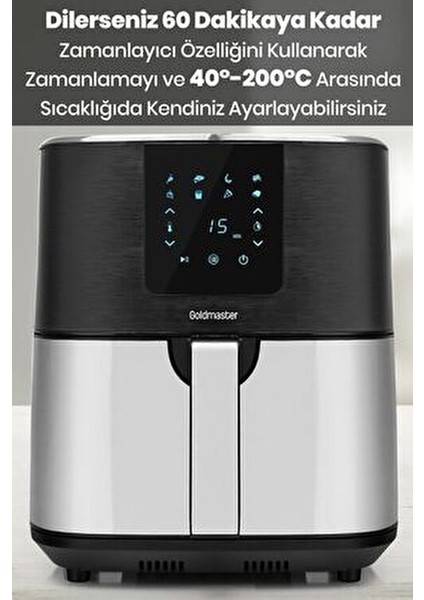 Crispy Airfryer Sıcak Hava Fritözü