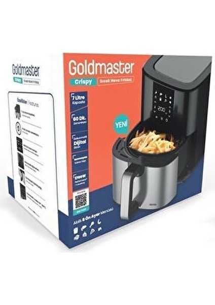 Crispy Airfryer Sıcak Hava Fritözü