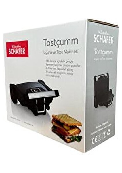 tost Makinesi Tostçumm 1500W Inox