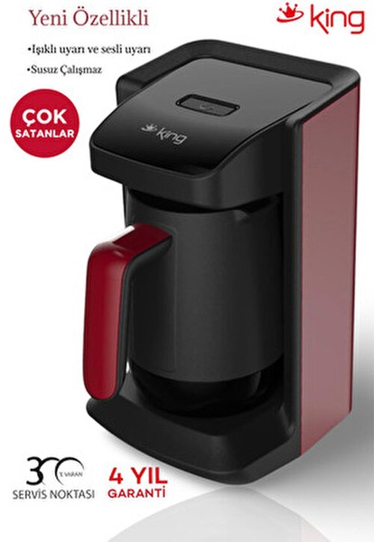 Kıng Mojjo K-601 Kırmızı Turk Kahve Mak. fiyatları