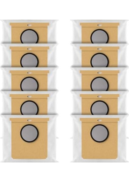 Eufy L50 Ses, L60 Ses Otomatik Boşaltma Istasyonu Için Toz Torbaları, 10'lu Paket (Yurt Dışından)