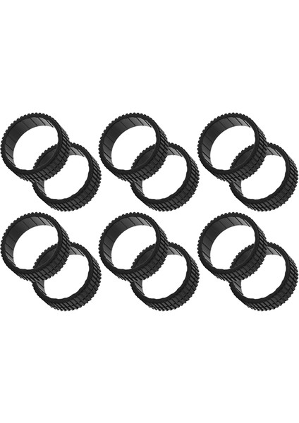 Irobot Braava 380, 380T, 320 Mint Plus, 4200, 4205, 5200, 5200C Lastikler Için 12 Adet Kaymaz Tekerlek Lastiği (Yurt Dışından)