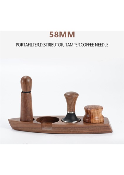 58 mm Ceviz Ağacı Kahve Tozu Çekiç Tabanlı Kahve Filtresi Ekran Tutucu Kahve Makinesi Destek Tabanı Rafı Kahve Aksesuarları (Yurt Dışından) fiyatları