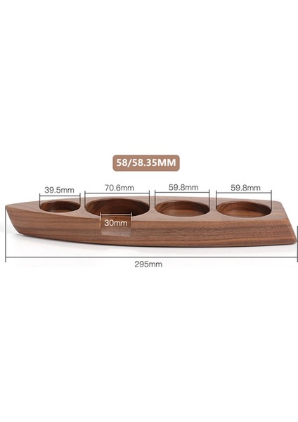 58 mm Ceviz Ağacı Kahve Tozu Çekiç Tabanlı Kahve Filtresi Ekran Tutucu Kahve Makinesi Destek Tabanı Rafı Kahve Aksesuarları (Yurt Dışından) indirimleri