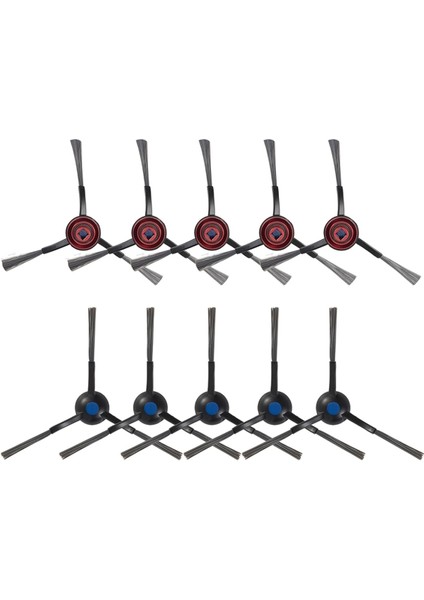 Ecovacs Deebot T30 Pro OMNI/T30PRO Robot Süpürge Yedek Parçalarıyla Uyumlu 10 Adet Yan Fırça (Yurt Dışından)