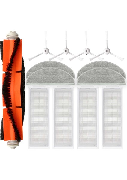 Xiaomi Mijia Kendi Kendini Temizleyen Robot Süpürge Paspası Mjstp Ana Yan Fırça Hepa Filtre Paspas Bezi Bez Parça Değiştirme Kiti (Yurt Dışından)