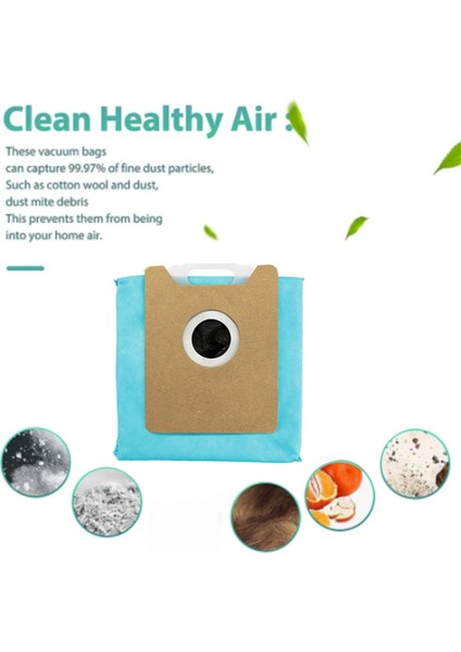 Eufy G40+/G40 Hibrit Robot Süpürge Aksesuarları Için 12 Adet Toz Torbası Evsel Çöp Toz Torbası (Yurt Dışından) modelleri