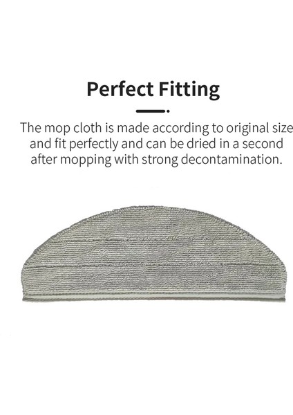 Xiaomi Mijia MJSTP/MJST1S Kendi Kendini Temizleyen Süpürge Robotu Elektrikli Süpürge Yedek Parçaları Için 12 Adet Paspas Bezi (Yurt Dışından) fırsatları