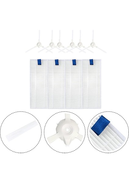 Filtreler Yan Fırçalar Vakum Aparatları Upcan Tefal 20 40 RG6825 Isweep X3'e Uygundur Yedek Numara ZR720002 (Yurt Dışından) fırsatları