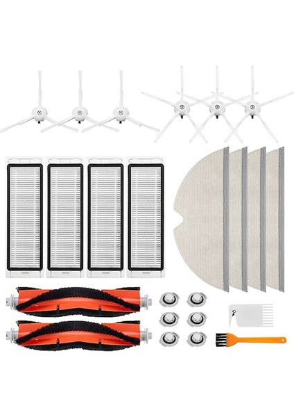 Millet Taş Süpürgesi Aksesuarları Yan Fırça S5MAX/S6PURE/E5 Ana Fırça Kapağı Bez Filtre Çekirdeği Için Uygundur (Yurt Dışından)